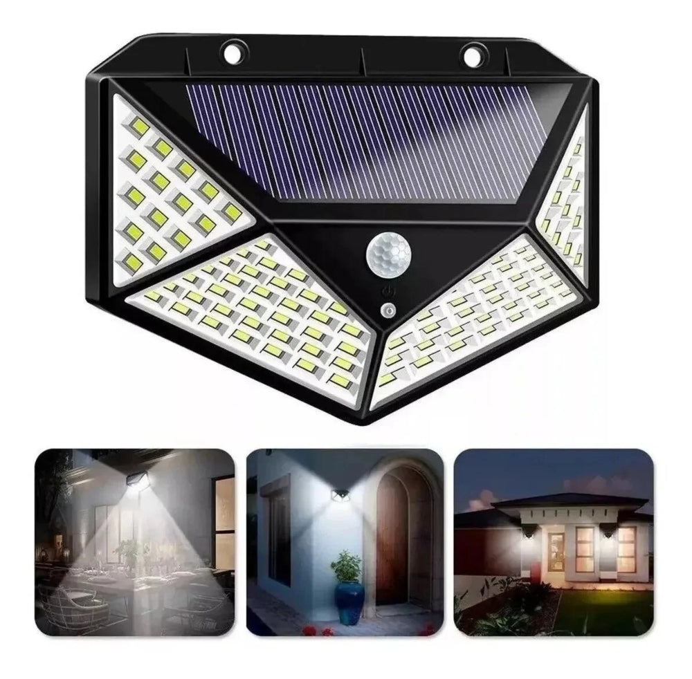 Lampara Solar 100 Leds Con Sensor