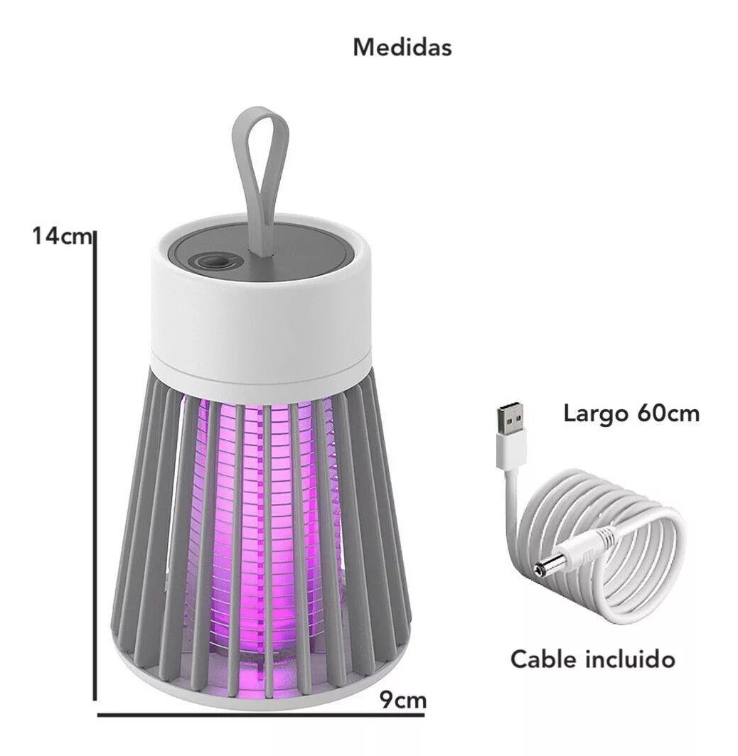 Lampara Matamoscos Usb Repelente De Mosq