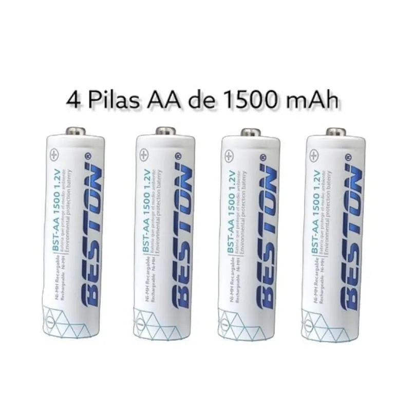 Kit de pilas y cargador 1100mAh 1500mAh